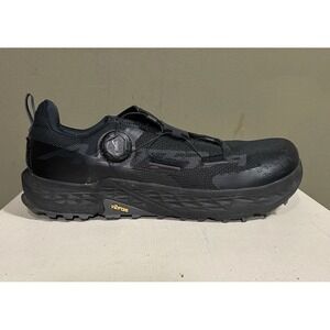 Altra Timp 5 Boa Trail Running Shoes Men's 11 New Black Vibram Zero Drop